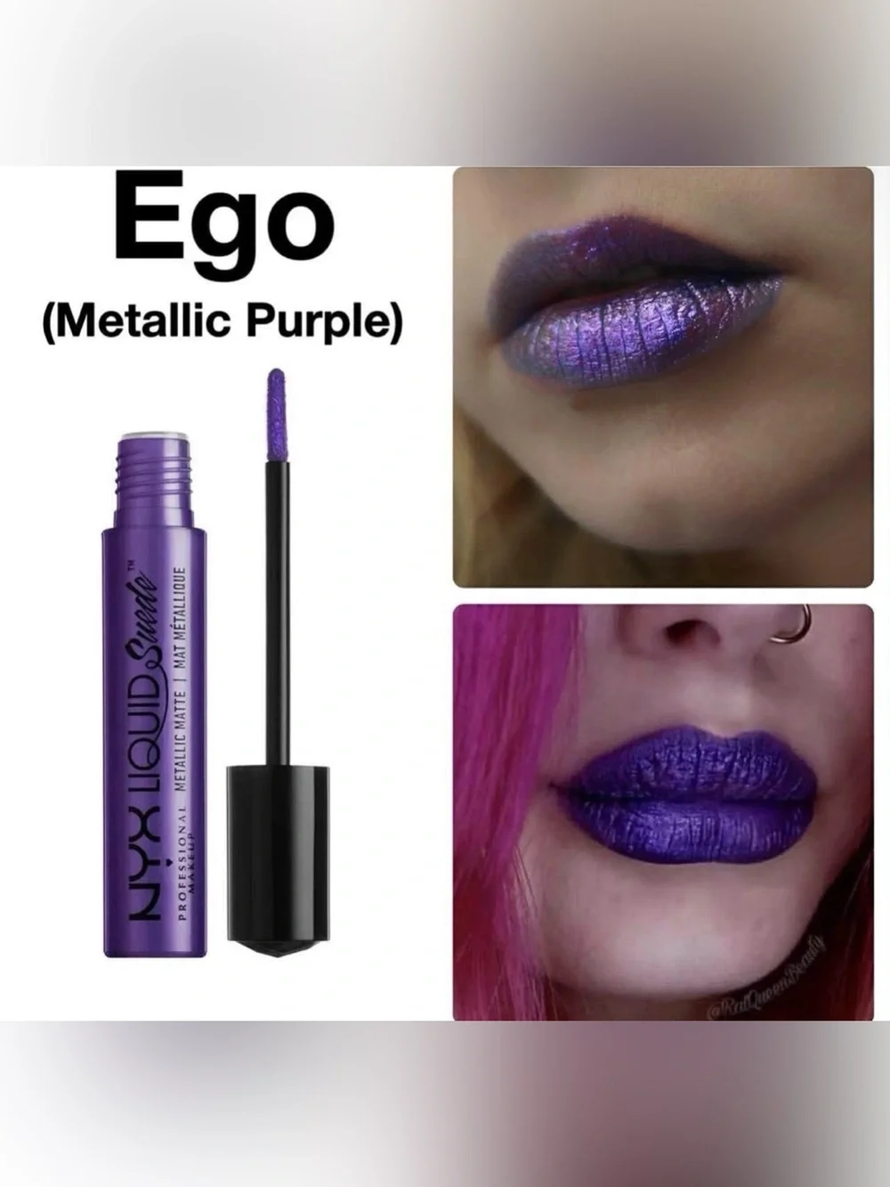 NYX Liquid Lipstick (Shimmer/Metallic) Ego